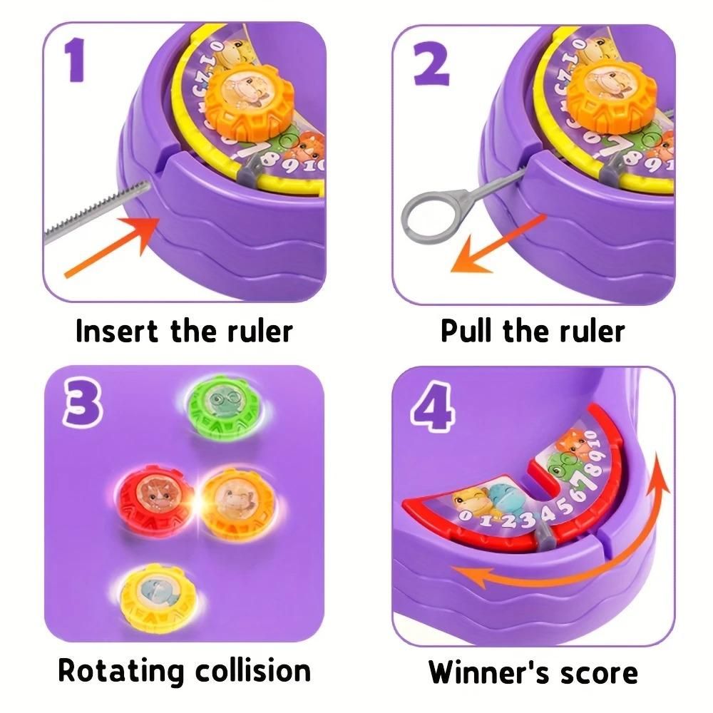 Dino Battle Spinner Game – Kids Fun & Learning Set